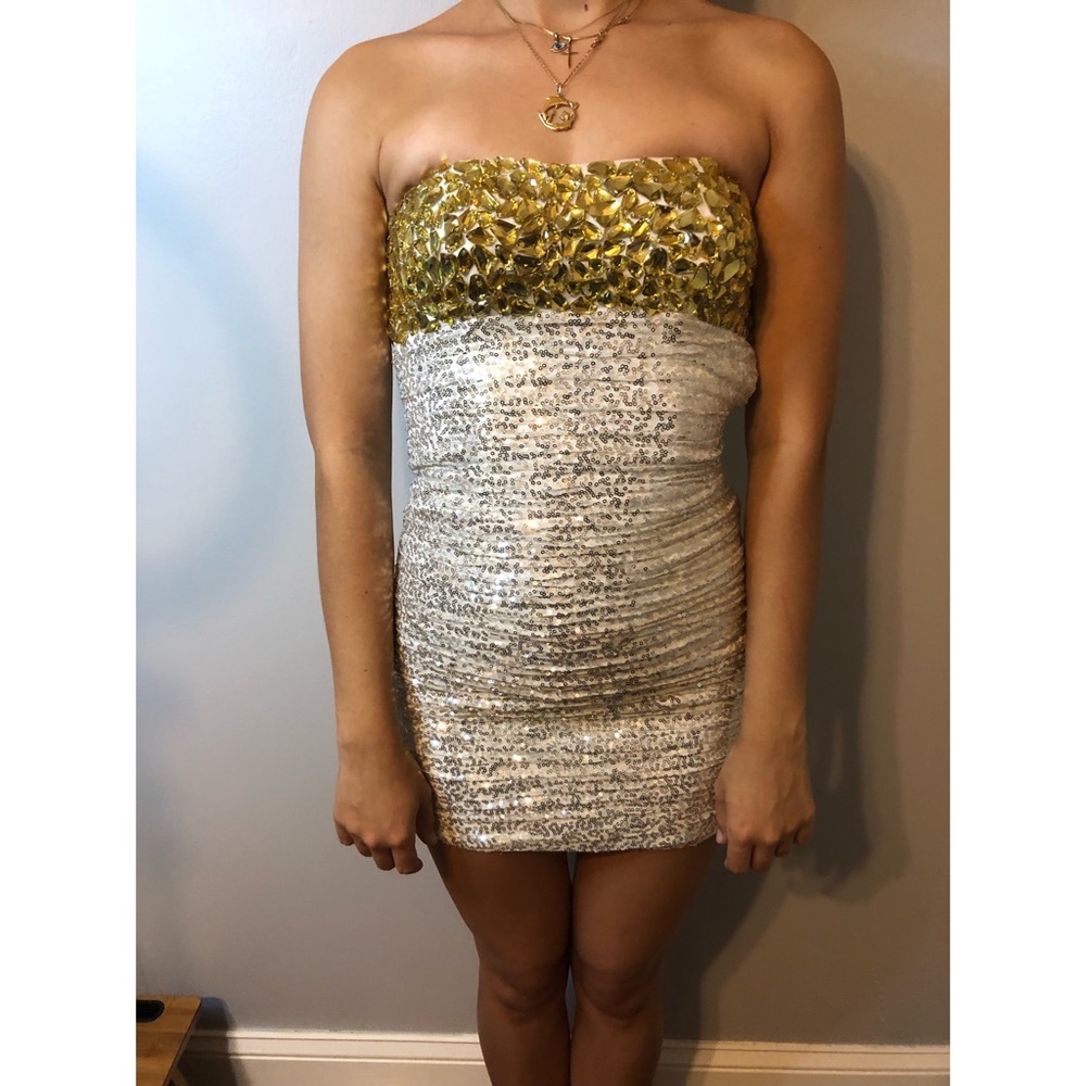 Blush Prom by Alexia white mini dress